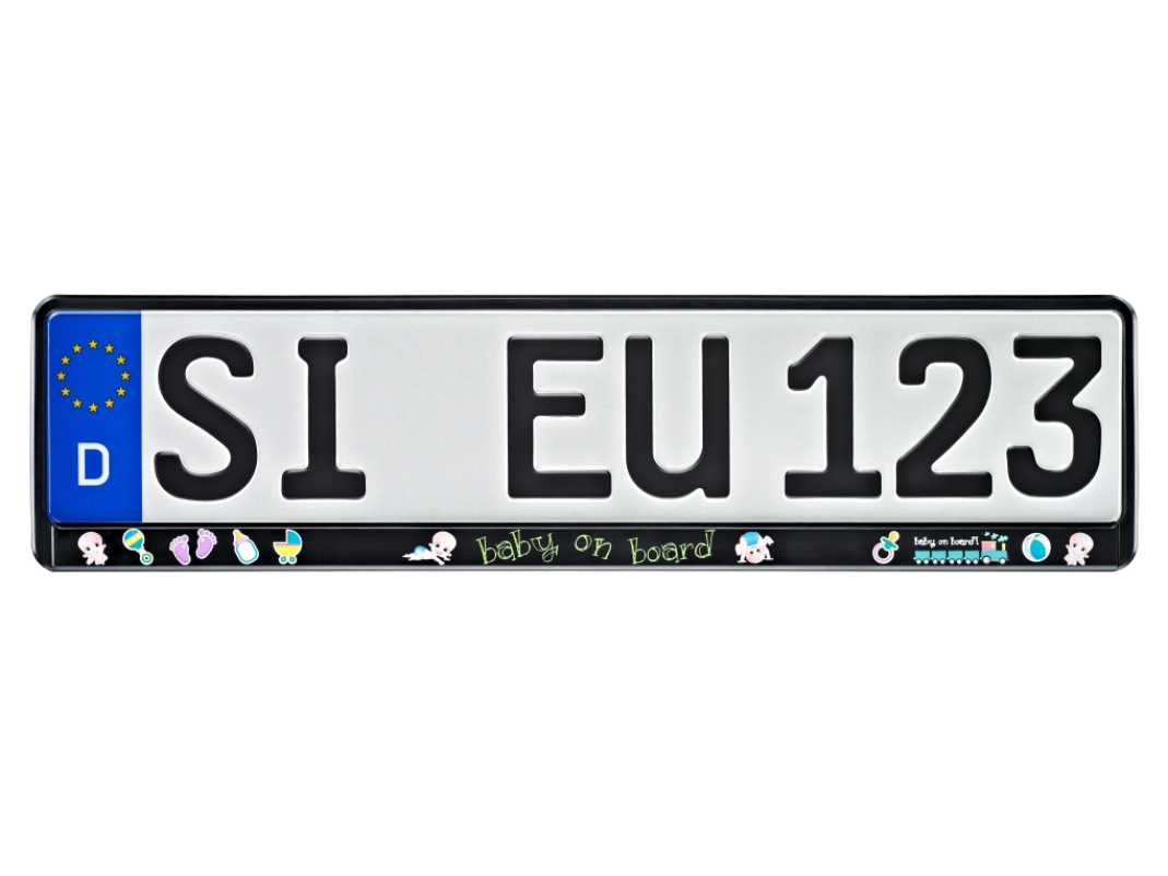 Fun Kennzeichenhalter mit lustigen Sprüchen 520x110 mm