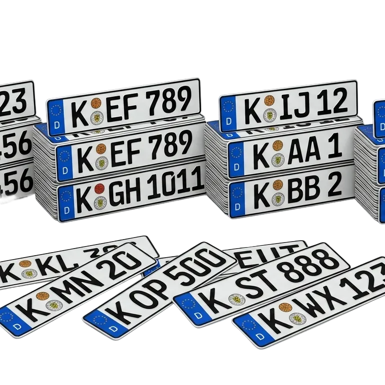 Kfz-Kennzeichen Sammelbestellung