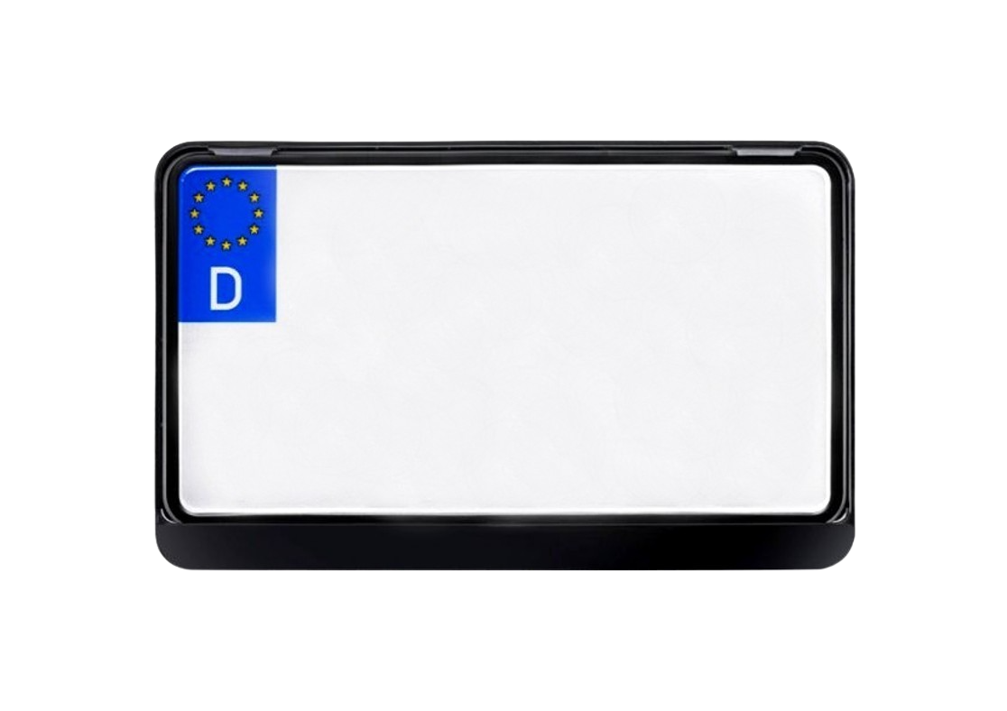 Kennzeichenhalter Pure Black 255x130 mm