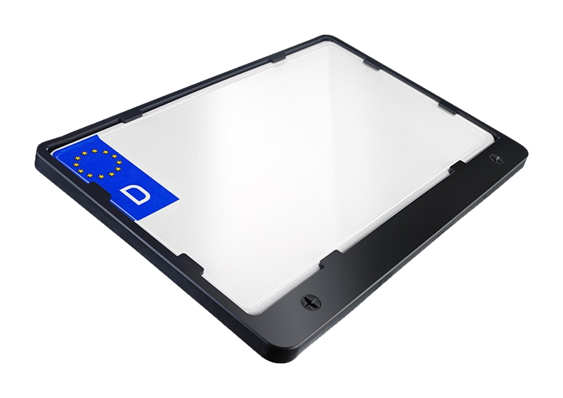 Kennzeichenhalter Pure Black 340x200 mm