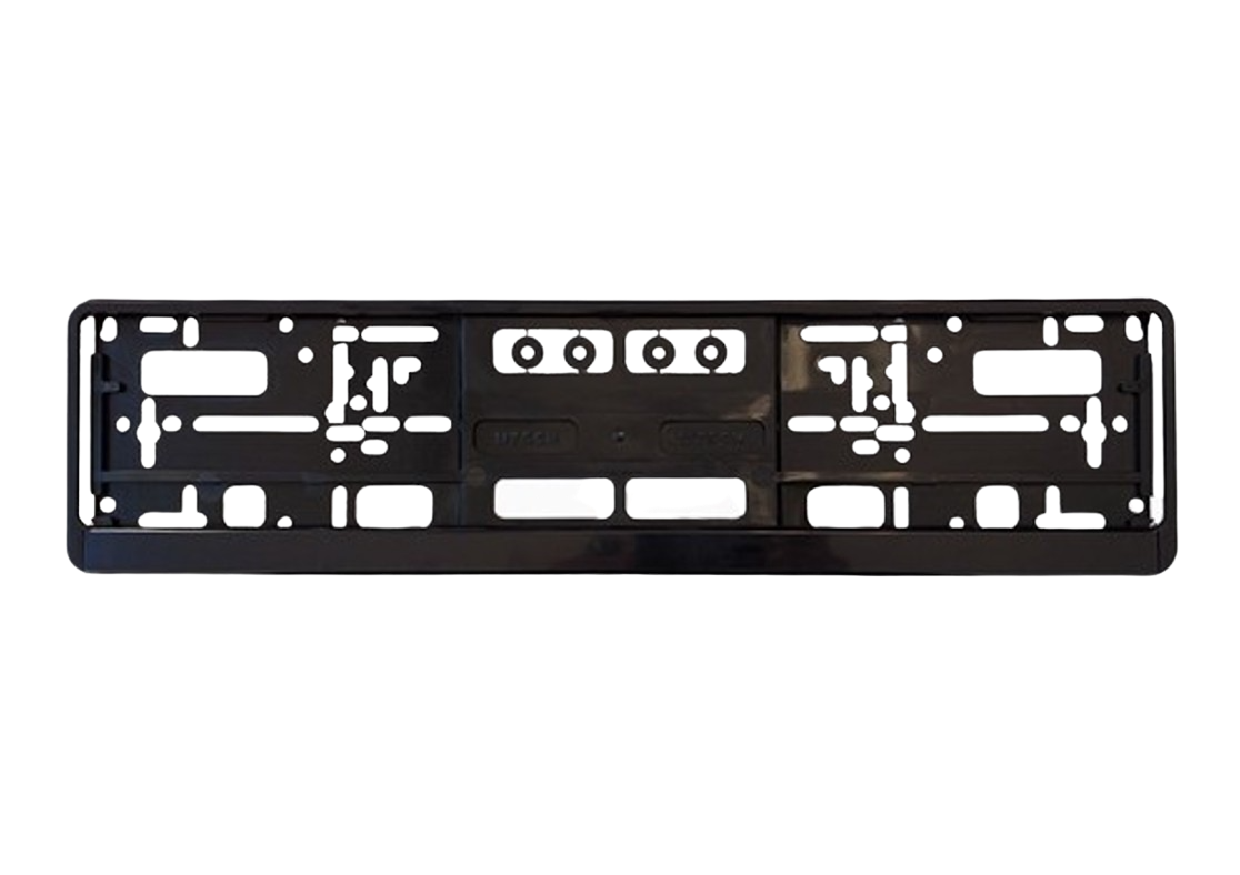 Kennzeichenhalter Pure Black 520x110 mm