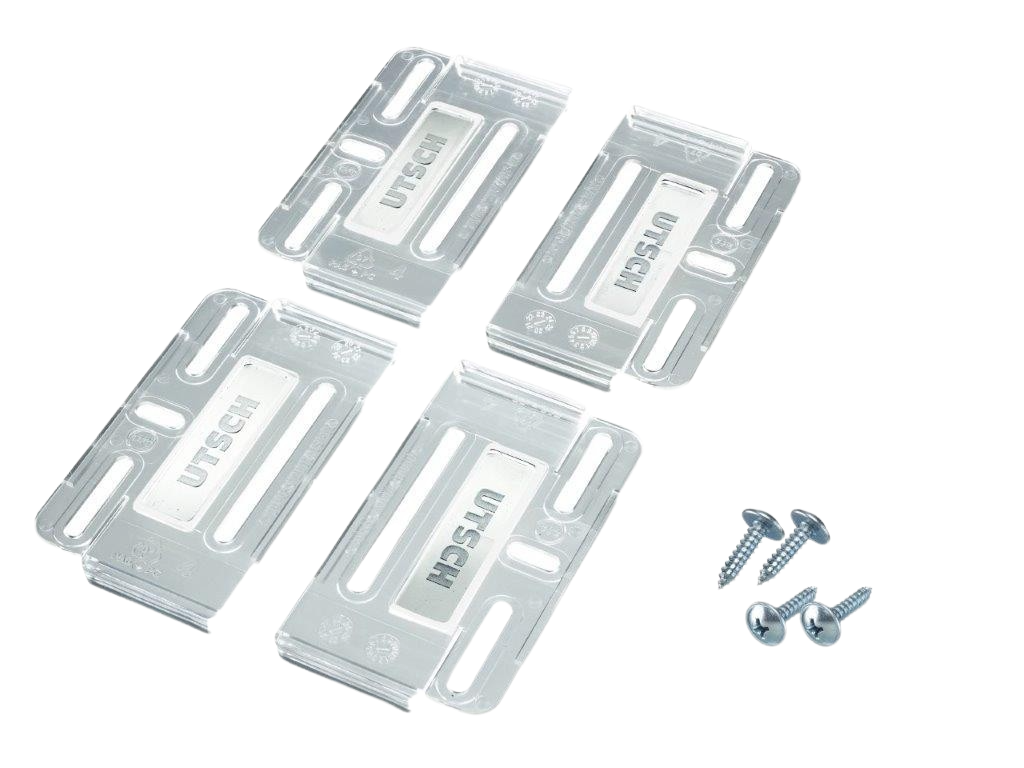 Kennzeichenhalter SimpleFix Transparent - für 2 Kennzeichen - inkl. Schrauben