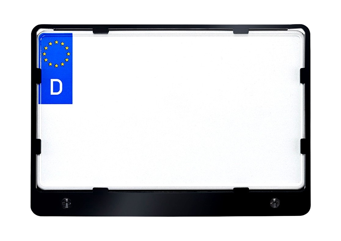 Kennzeichenhalter Pure Black 340x200 mm