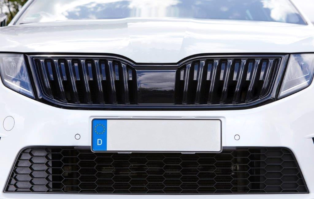 Kennzeichenhalter SimpleFix Transparent - für 2 Kennzeichen - inkl. Schrauben