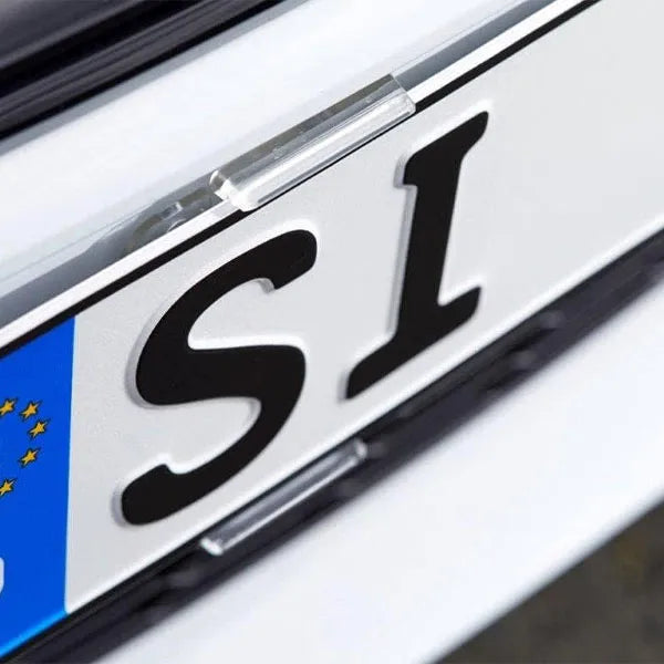 Kennzeichenhalter SimpleFix Transparent - für 2 Kennzeichen - inkl. Schrauben