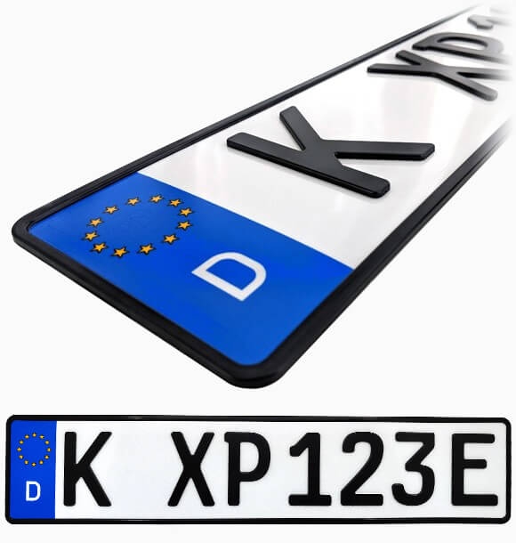 3D E-Kennzeichen für Elektrofahrzeuge bestellen