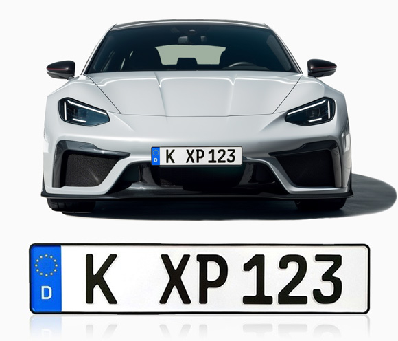 Kfz-Kennzeichen, Autoschilder, Nummernschilder