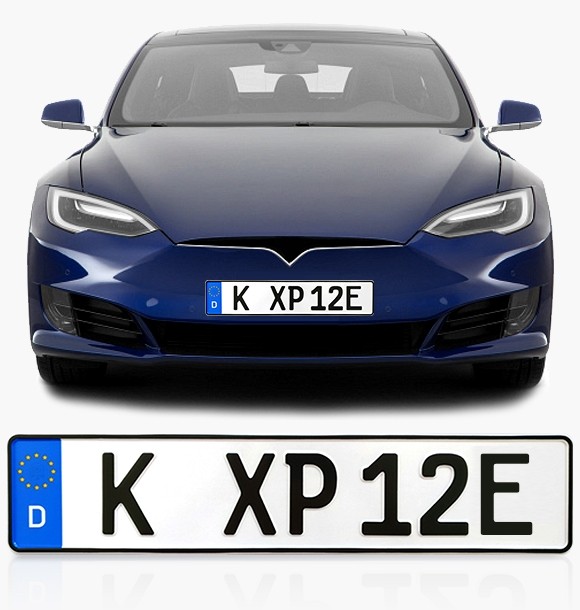 E-Kennzeichen für Elektrofahrzeuge
